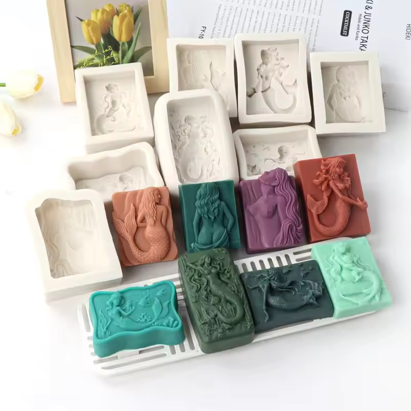 Moule en silicone 3D sirène st - Candle Making Supplies Wholesale avis et prix