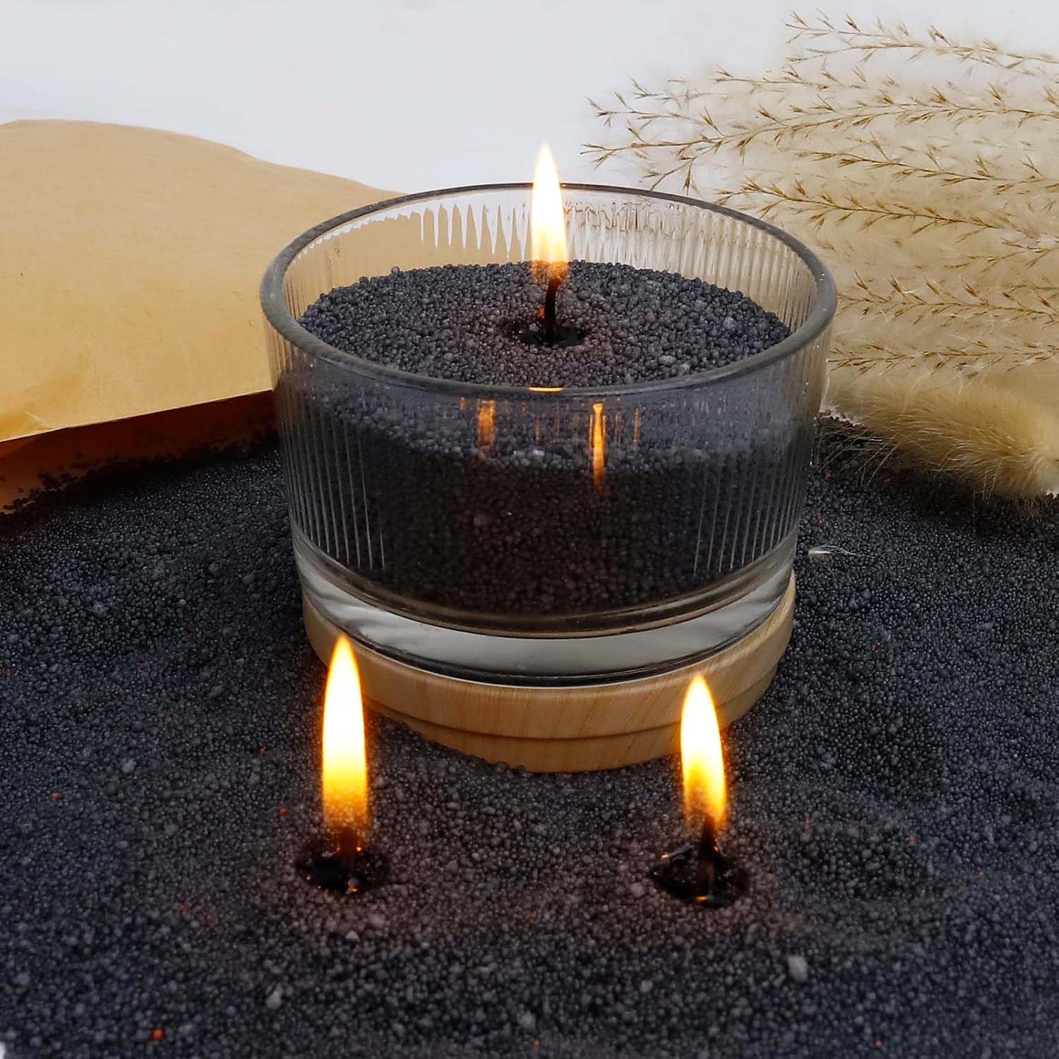 Sable noir pour bougies avec m - Candle Making Material avis et prix